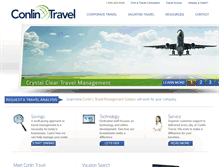 Tablet Screenshot of conlintravel.com